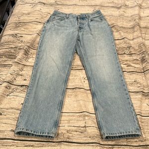 Everlane “The 90’s Cheeky Jean” in Light Wash Size 27 Crop